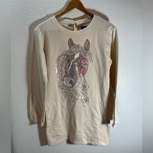 Gap Kids Sequin Horse Pullover Size 12yr